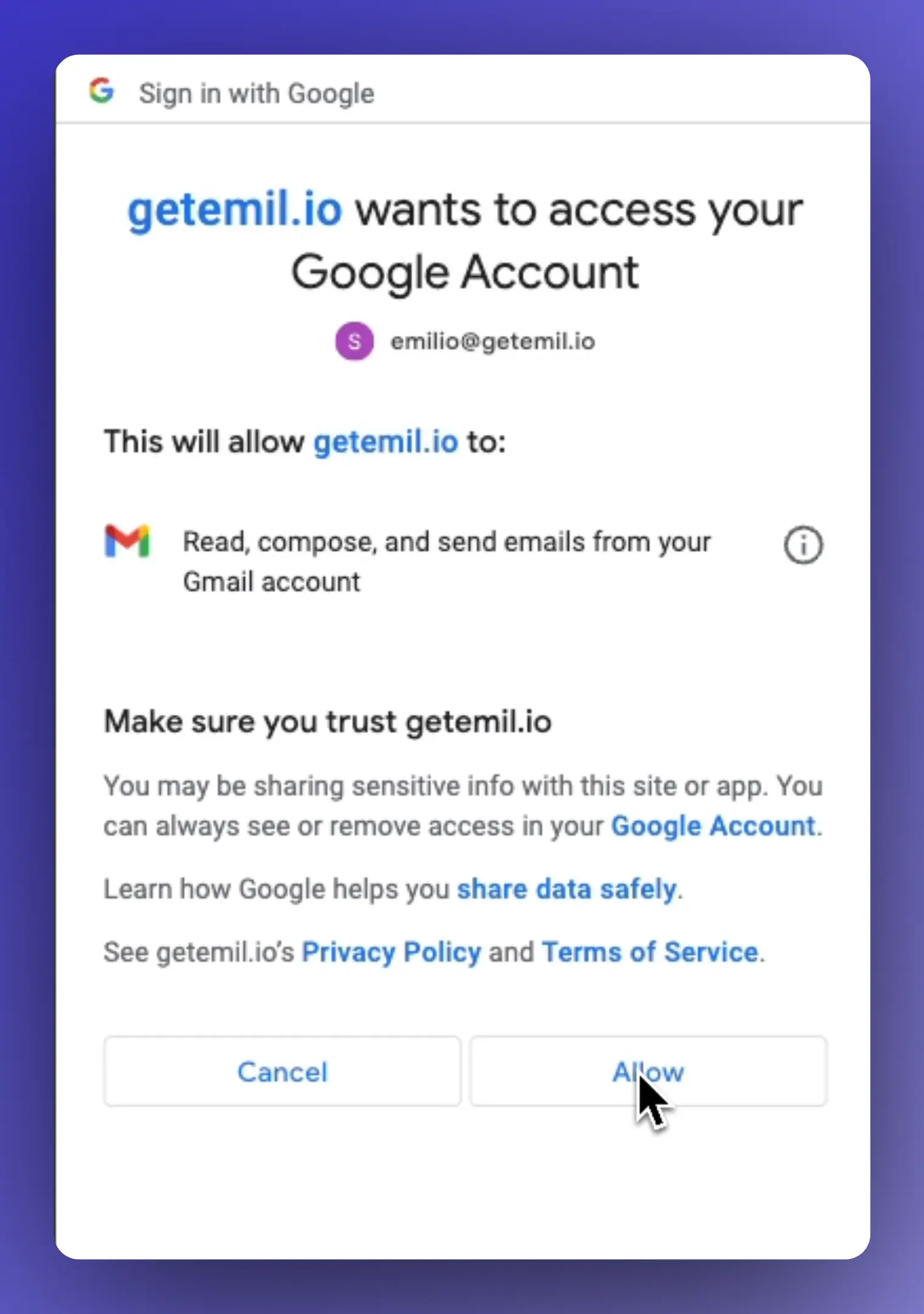 No installation needed, just sign in to your Gmail account